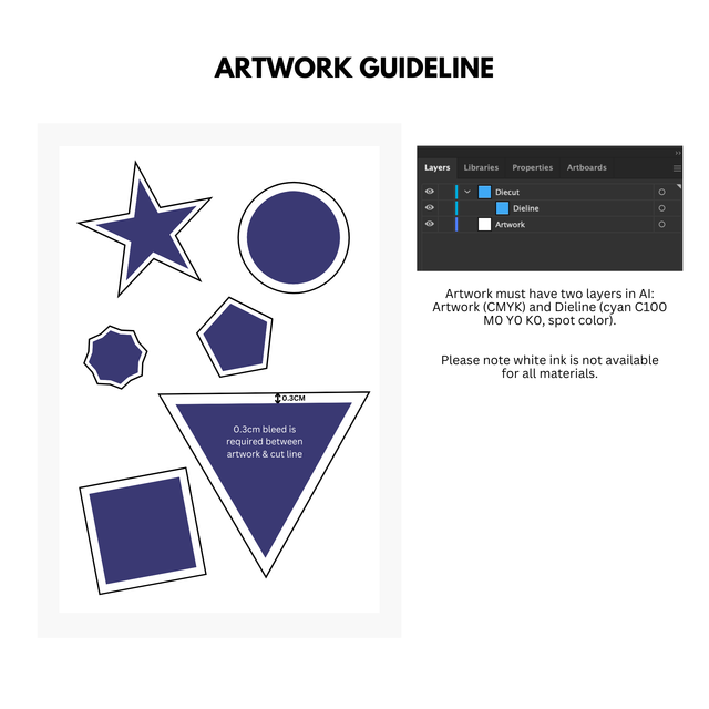 Custom Print - Die-cut Stickers