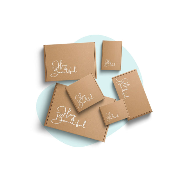 White-ink-carton-box