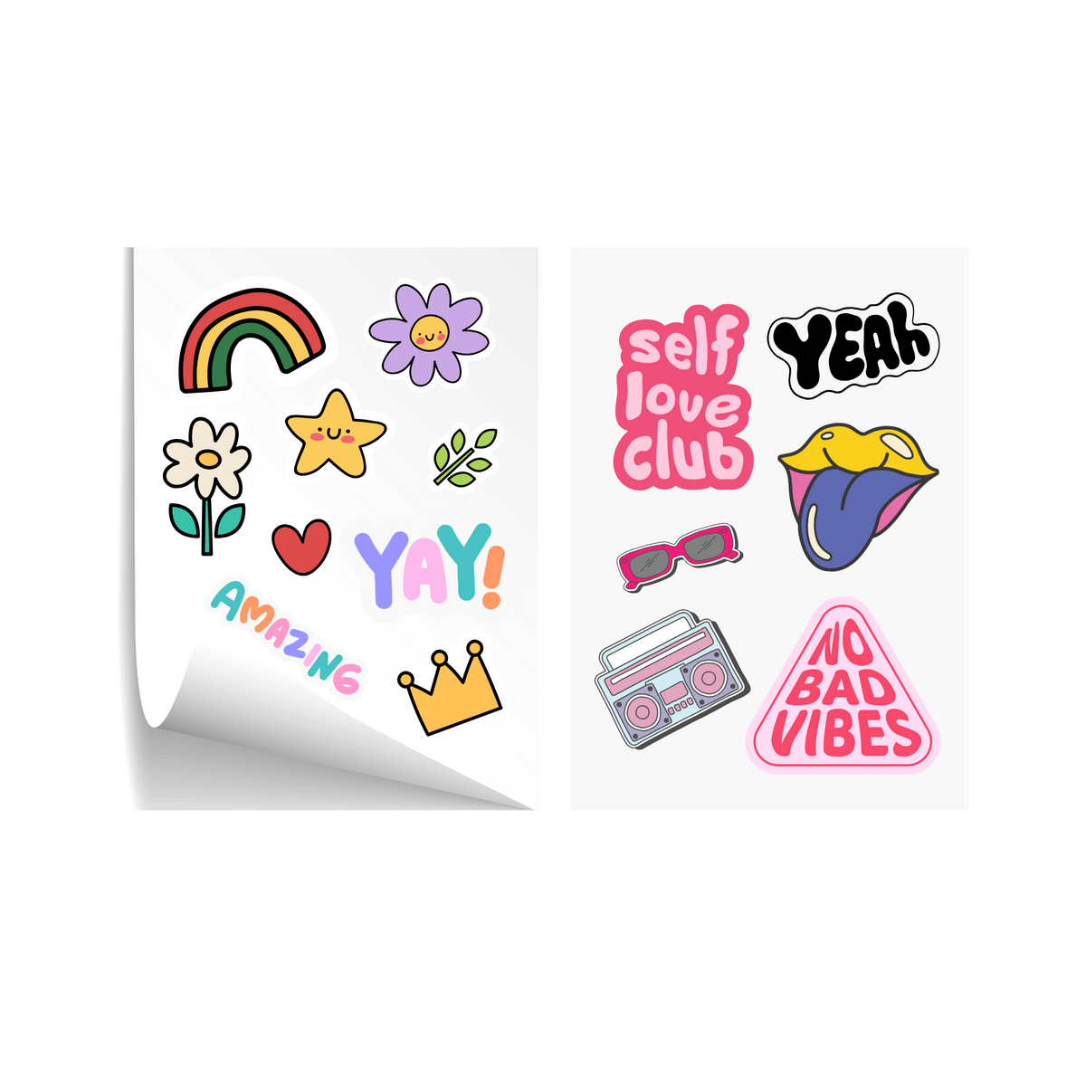 Sticker One Design Custom Print - Multiple Design Stickers