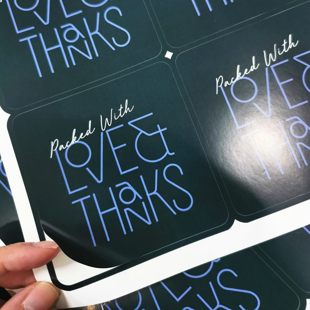 Customink Stickers Custom Print Sticker | PACKINK Sningapore