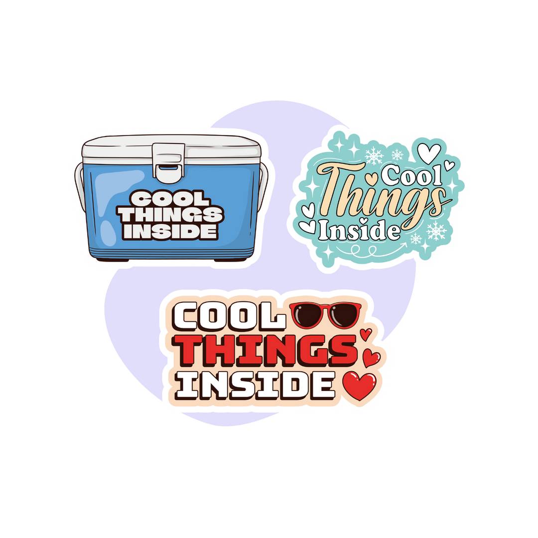 Sticker - Shiny things inside | Packink Singapore