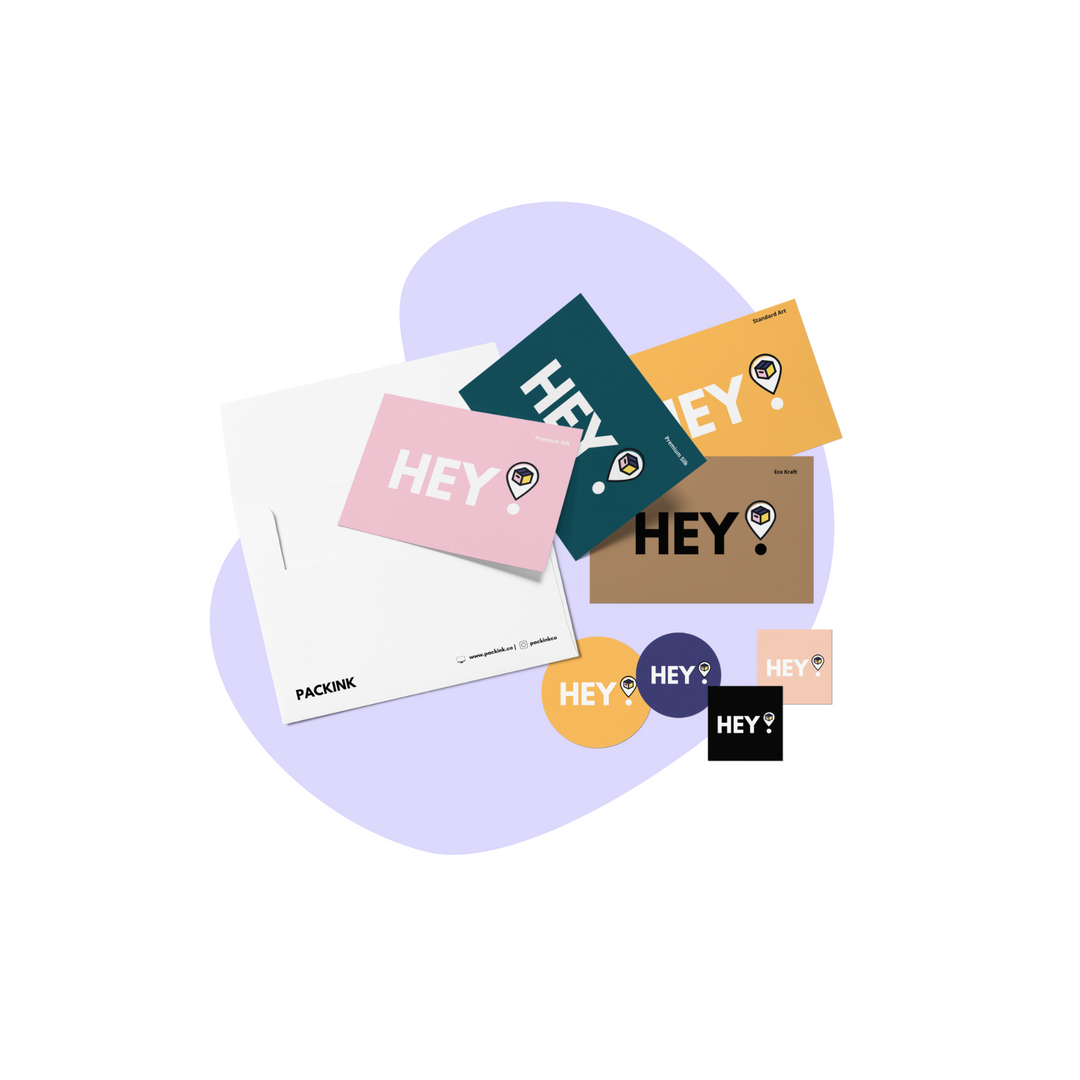 Sticker Sample Title Cards & Stickers Sample Pack – Packink