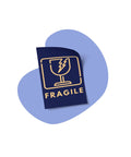 Packink Fragile sticker yellow