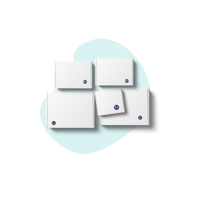 Sample white mailer boxes | Packink