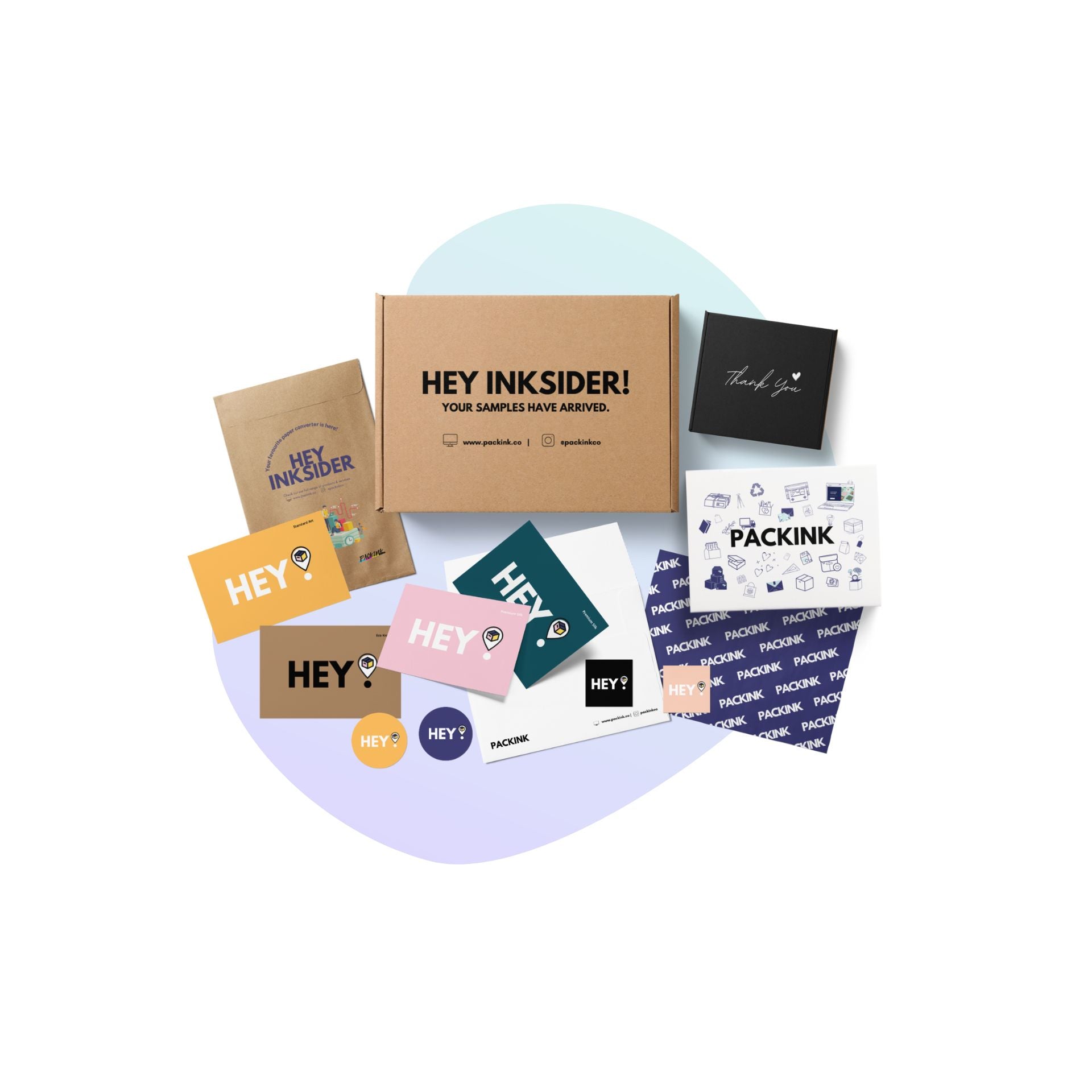 Custom Products Sample Pack – Packink